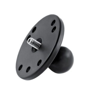 RAM:MNT:B BALL on rnd w/ 1/4 thread(m)