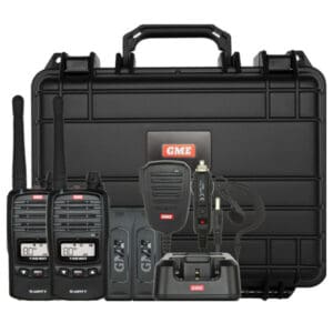 tx6160 twin pack uhf radio with accessories and carry case