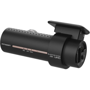 BlackVue DR970X-1CH-128-PL single-channel 4K dash cam with STARVIS 2 sensor, 146-degree wide-angle lens, built-in GPS and Wi-Fi, Parking Mode, Cloud compatibility and 128GB microSD card.