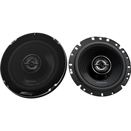 Kenwood KFC-PS1797 6-inch Performance Standard 2-way car speakers with 100W RMS, 350W peak power, polypropylene woofer and balanced dome tweeter.