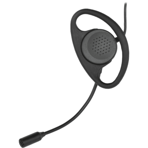 GME HS003 headset with boom microphone for TX6200 and TX7200 radios, featuring dual earcups and padded ear cushions for comfortable, clear communication.