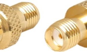 Cellink AD1140 RF adaptor with MCX male plug to SMA female socket for connecting compatible antenna and coaxial cable systems.
