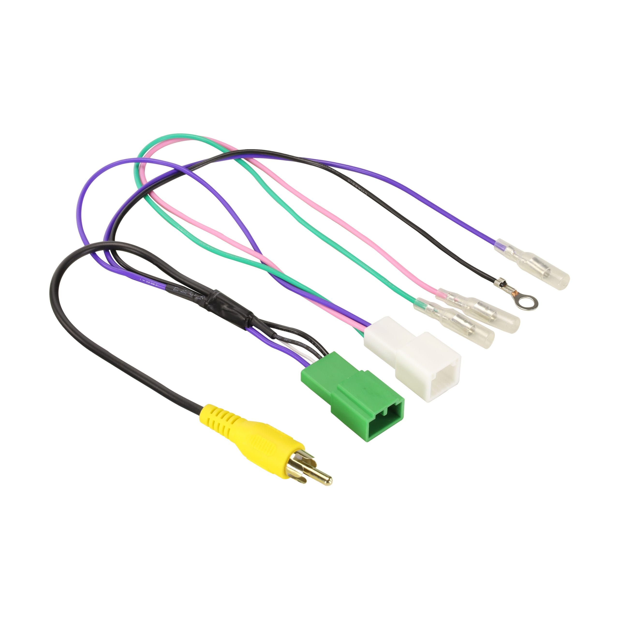 Aerpro APVIZ01 OEM reverse camera retention harness for Isuzu D-Max, with VSS, park brake and 12V reverse outputs.