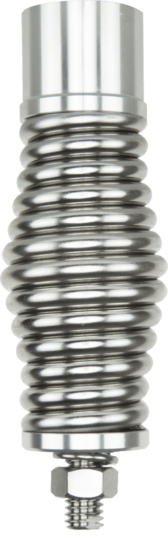 GME AS004 heavy-duty stainless steel antenna spring with natural finish, designed to suit GME AE4704, AE4705 and AE4706 antennas.