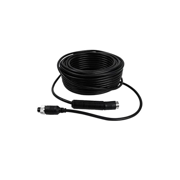 Axis AX20M-4P 20-metre 4-pin male-to-female camera extension cable for compatible vehicle reverse camera and monitor systems.