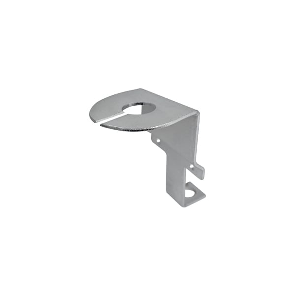Axis BB4AU/L stainless steel left-hand bonnet antenna mounting bracket designed to suit Ford AU vehicles.