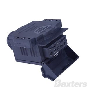 SOCKET:Trailer 12 Pin flat TV-323815-12