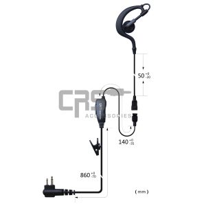HEADSET:CRS-1WEH-S3W J EarHook