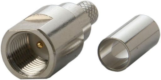 Cellink FME158 FME male crimp connector for RG58 coaxial cable, designed for compatible RF, antenna and communication cable installations.