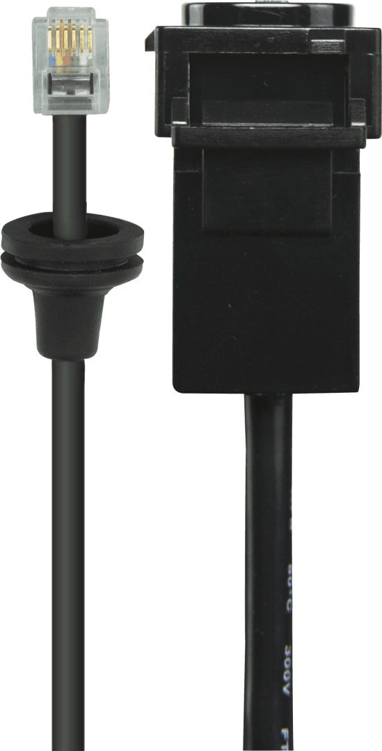 GME LEM6P 4-metre microphone extension lead with modular connector, designed for GME MC400 Series microphones and later compatible models.