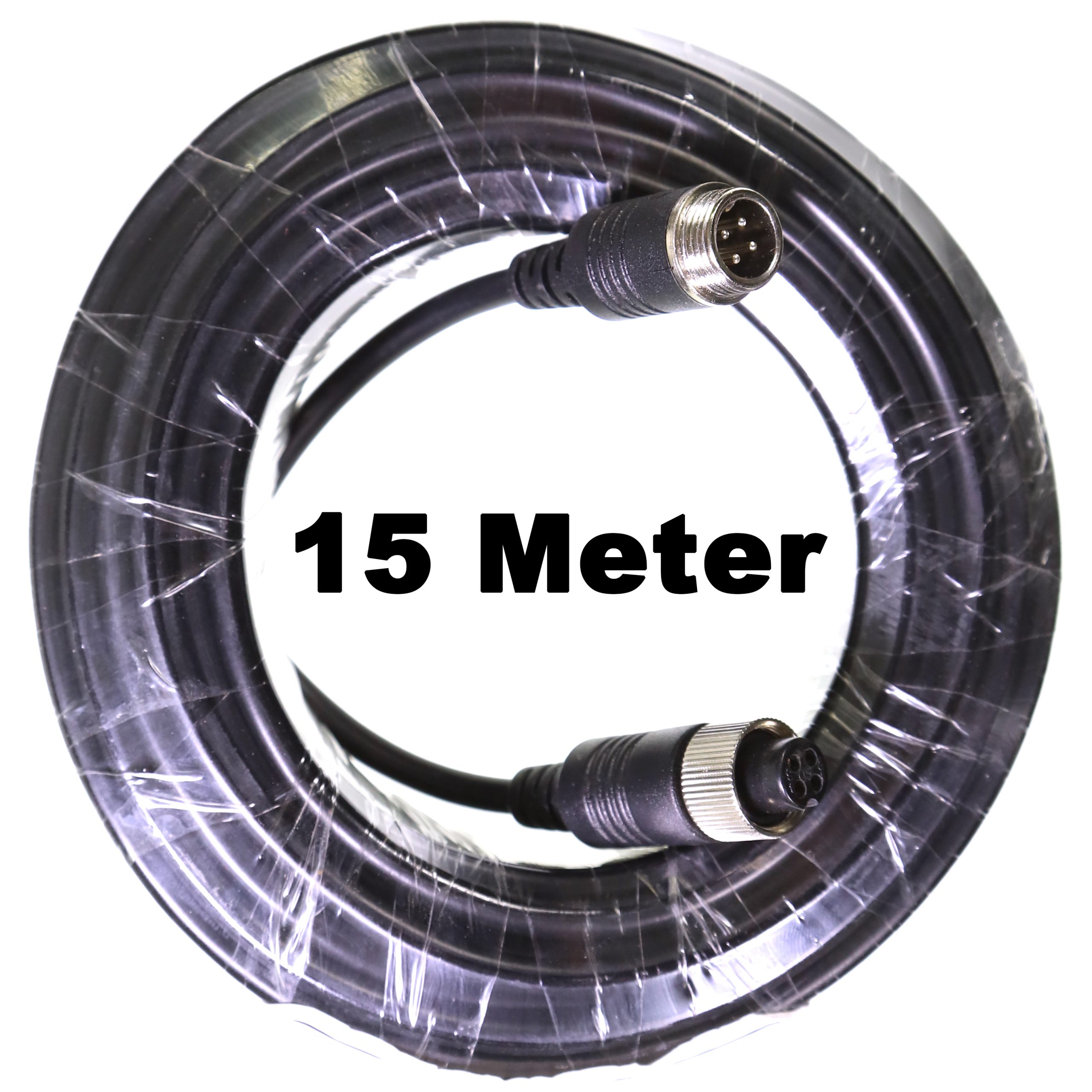 Gator PLC15 15-metre 4-pin PROLINK II extension cable for compatible Gator camera systems, suitable for long vehicles including utes, 4WDs and trucks.