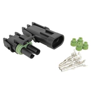 PLUG/SOCKET:2 Pin power, marine quality