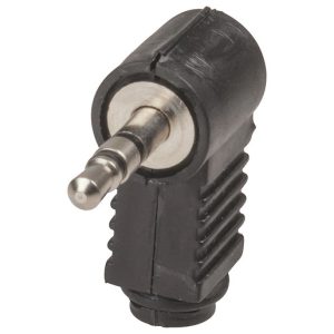 PLUG:3.5mm Stereo black R/ANGLE PP0136