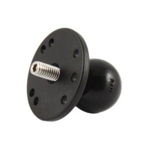 RAM:BKT:Ball C w rnd base w 3/8 THREAD