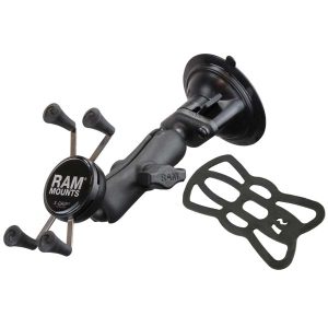 BKT:RAM X-grip 4in w/ suctn mnt plas