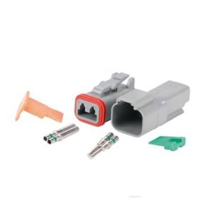 PLUG/SOCKET:Deutsch W/Proof 2 Pin