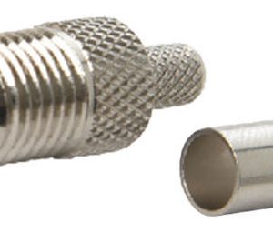Cellink S259-58 mini-UHF socket connector for RG58 coaxial cable.