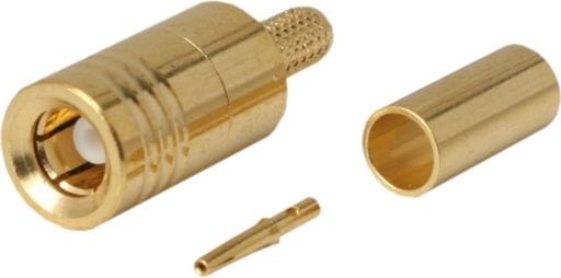 Cellink SMB101 SMB male crimp connector for RG174 coaxial cable.