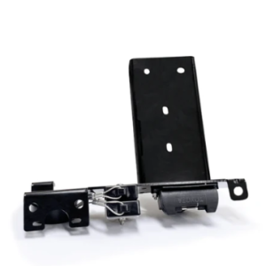 AdvancedICE 1494 3mm stainless steel trailer bracket for Toyota LandCruiser Prado 250 Series, with mounting points for trailer plugs, Anderson plugs, camera sockets and airbag valves.