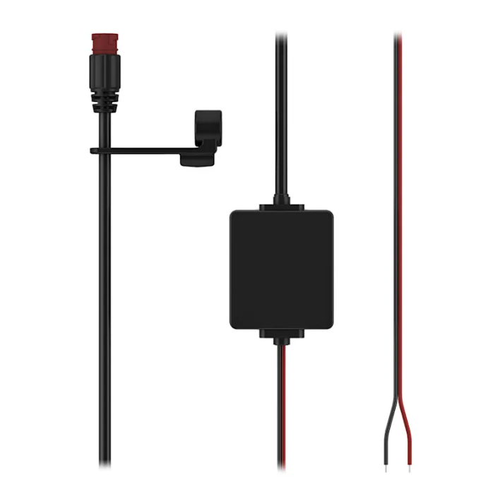 Garmin 010-13087-01 high-current 3.5 metre bare-wire power cable with 2-pin connector for compatible Garmin sat nav devices.