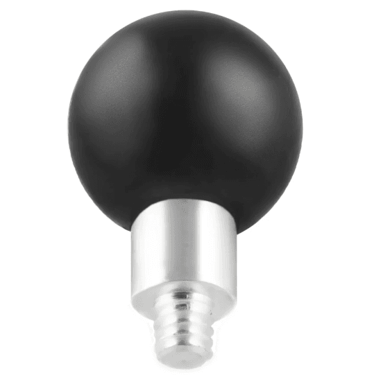 RAM Mounts RAM-B-239U B Size 1-inch rubber ball base with 5/16"-18 threaded post for compatible RAM double socket arms and mounting systems.