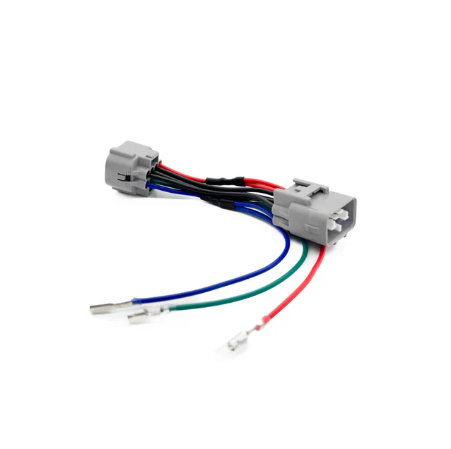 Lightforce CBTYH8PIN headlight patch harness for Toyota Hilux 2021–2025 with factory Bi-LED headlights, providing plug-and-play integration for compatible Lightforce driving light wiring harnesses without splicing factory wiring.