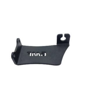 GMF4x4 027E-TG rear tailgate UHF antenna bracket for Suzuki Jimny 2018–2025, made from 4mm stainless steel with an extended strut and bolt-on installation.