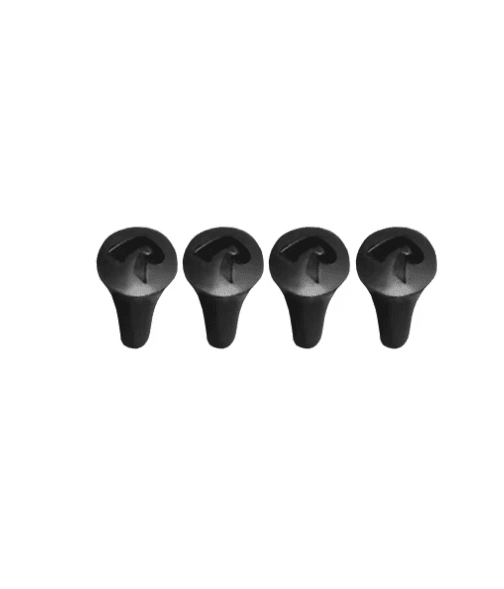 RAM Mounts RAP-UN-CAP-4U black rubber X-Grip replacement post caps, supplied as a four-pack with adhesive and compatible with all RAM X-Grip phone and tablet holders.