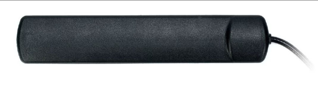 RFI T5-5M-SMA low-profile 5G LTE peel-and-stick antenna covering 617–5925MHz, with ground-independent design, 5m LL100 cable and SMA male connector.
