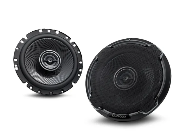 Kenwood KFC-PS1796 17cm Performance Series 2-way car speakers with polypropylene woofers, 30mm balanced dome tweeters, steel baskets, 100W RMS and 330W peak power.