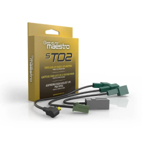 Maestro ACC-SAT-TO2 satellite radio and GPS antenna adaptor kit for select Toyota vehicles, connecting factory satellite and GPS antennas to compatible aftermarket radios.