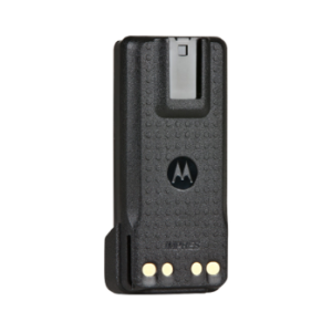 Motorola PMNN4544A IMPRES 2450mAh high-capacity lithium-ion battery with IP68 submersible protection, designed for compatible Motorola handheld radios and IMPRES charging systems.