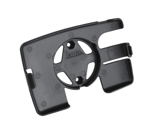 RAM Mounts RAM-HOL-TO10U form-fit high-strength composite cradle for TomTom Start 55, XXL 535, XXL 550 and compatible GPS units, with universal AMPS mounting pattern.