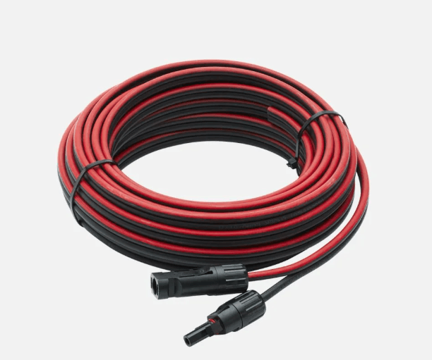REDARC SRC0002 10m regulator-to-panel solar cable with UV-stabilised 4mm² twin shielded cable and MC4-style connectors for compatible solar panels, regulators, dual-input BCDC chargers and Manager30 systems.