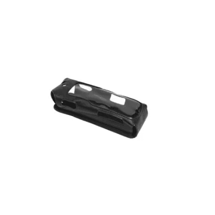 Iridium H3HOL1101 leather holster for the Extreme 9575 satellite phone, with belt clip, snap closure and custom cut-outs for keypad and port access.