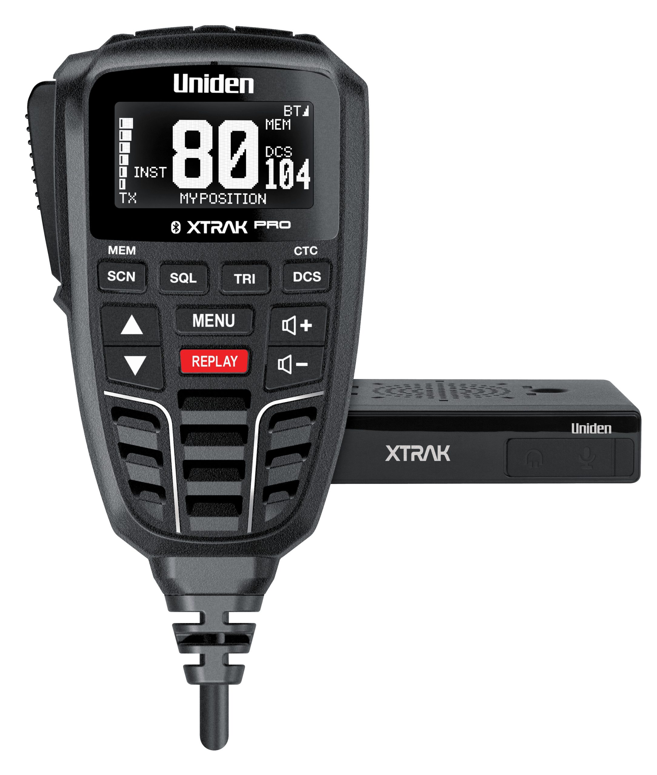 TXVR:UHF Uniden XTRAK80-PRO remote mic
