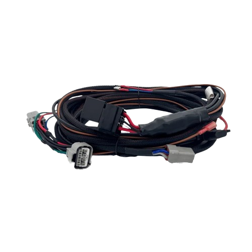 Lightforce LFDLHBEAST-HLX20 BEAST driving light wiring harness for Toyota Hilux N80 2020–2025 models with Bi-LED headlights.