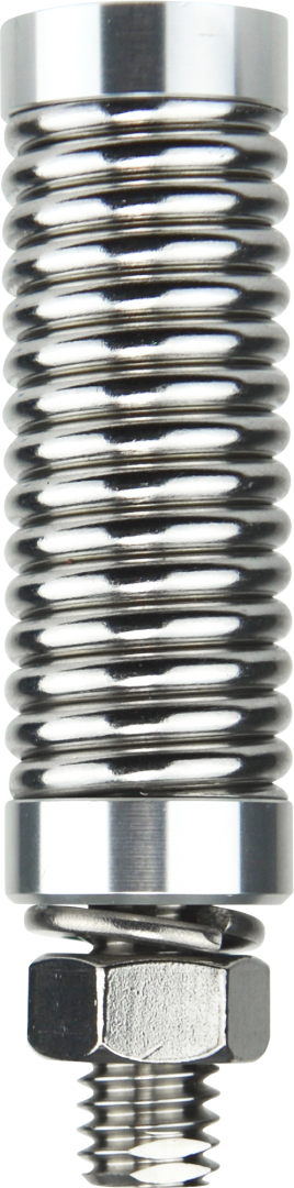 GME AS001 light-duty stainless steel antenna spring with natural finish, designed to suit the GME AE4701 antenna and compatible AE4700 Series mounting components.