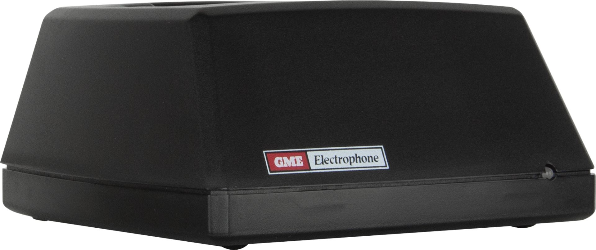GME BCD001 rapid desktop charger for TX6200 and TX7200 handheld radios, with single-device or battery-only charging, LED indicator and 12V DC 1A input.