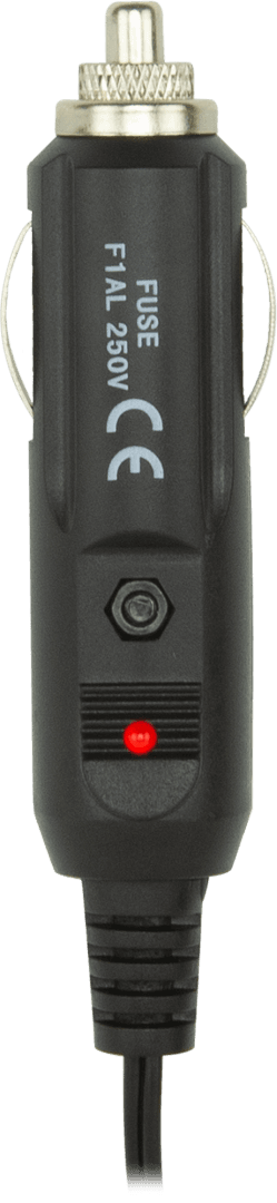 GME BCV007 12V DC vehicle charger lead for compatible GME TX6150, TX685, TX6155, TX6160, TX6165 and XRS-660 handheld radios.