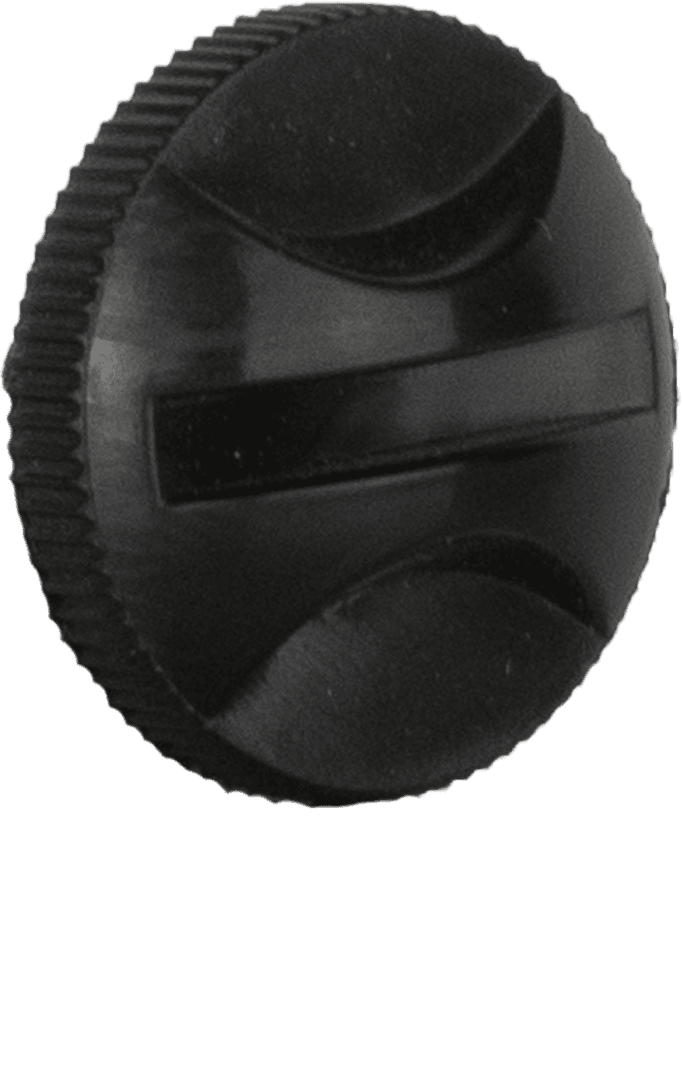 GME CA008 black replacement gimbal knob for GR200, GR300BT, GX300, GX400, GX600, GX700 and TX4600 radios and marine stereos.