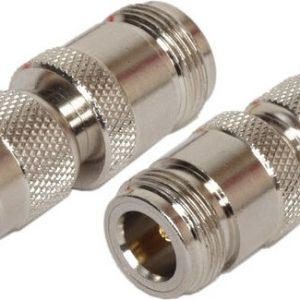 Daichi TNC278 RF adaptor with TNC male plug to N-type female socket for connecting compatible radio, antenna and coaxial cable equipment.